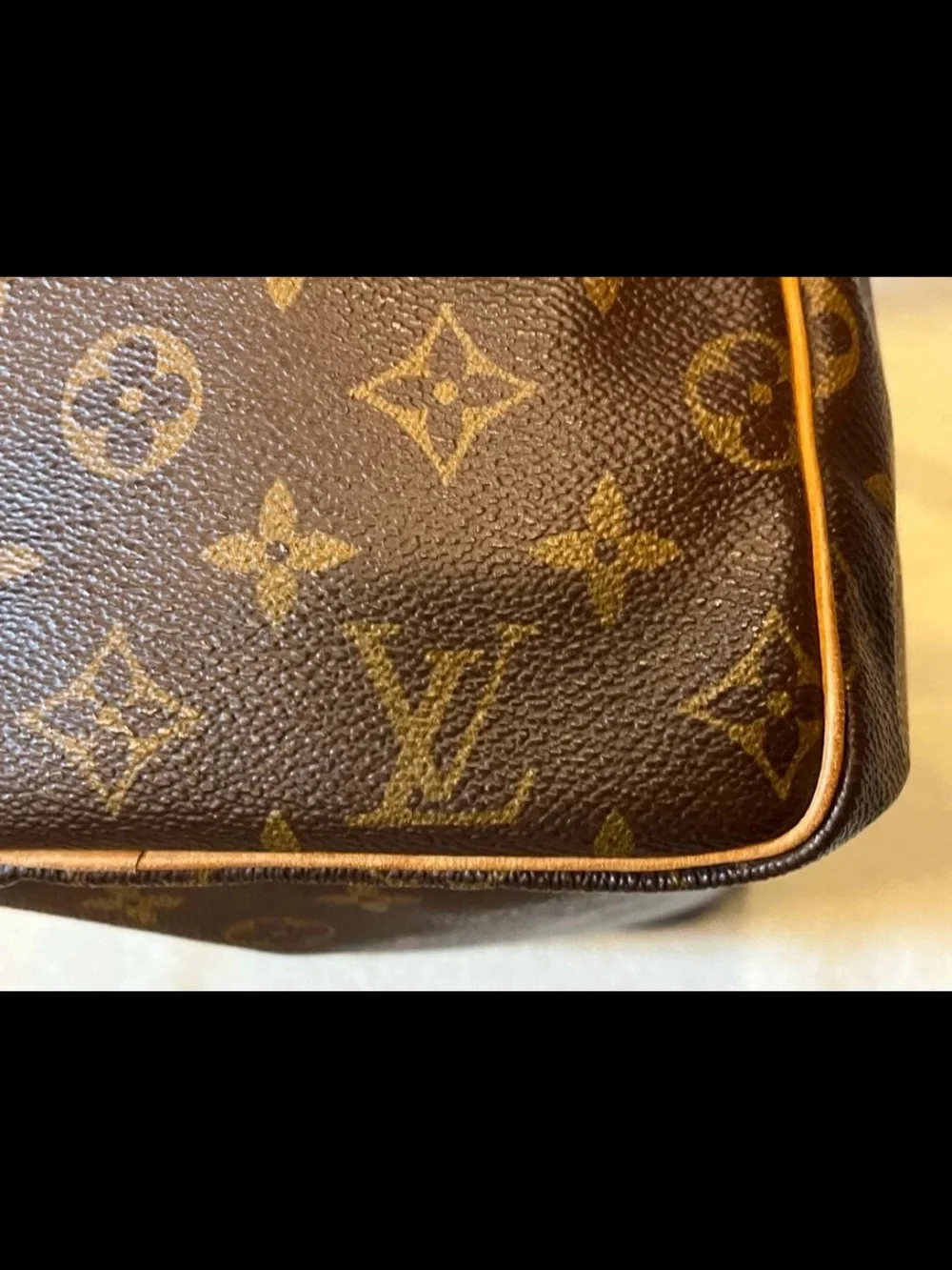 Louis Vuitton Brown Monogram Canvas Speedy Satchel